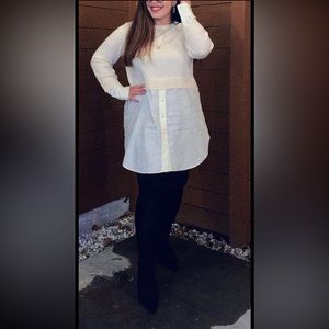 beige mini dress by COS for sale! Size L!